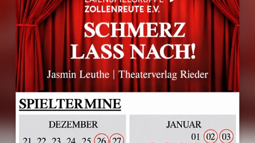 2026/27 Schmerz lass nach!