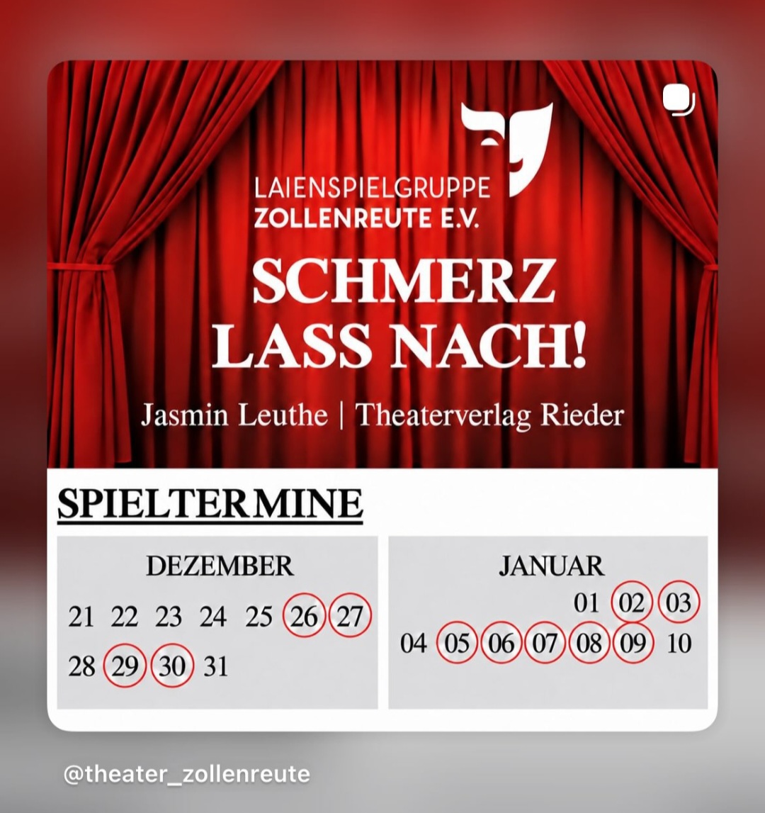 2026/27 Schmerz lass nach!